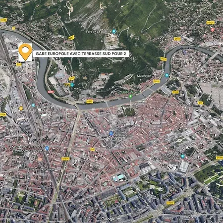 Proche Gare Europole Terrasse Sud Cea Minatec Apartment Grenoble